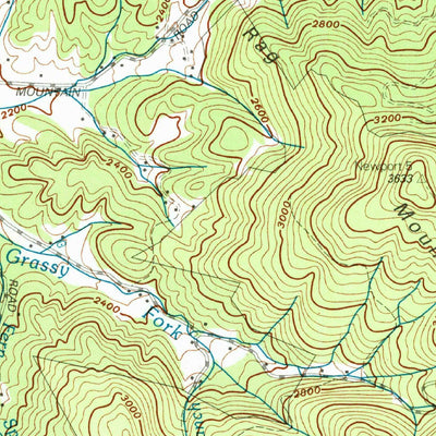United States Geological Survey Waterville, NC-TN (2003, 24000-Scale) digital map
