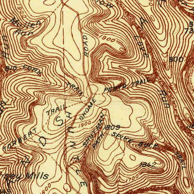 United States Geological Survey Waterville, PA (1937, 48000-Scale) digital map