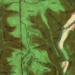 United States Geological Survey Waterville, PA (1943, 62500-Scale) digital map