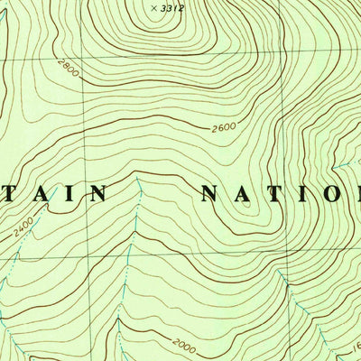 United States Geological Survey Waterville Valley, NH (1980, 24000-Scale) digital map