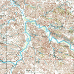 United States Geological Survey Watford City, ND (1953, 250000-Scale) digital map