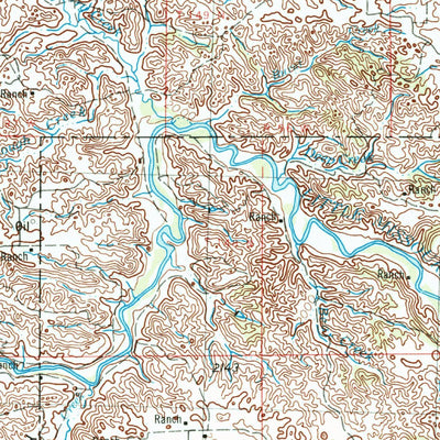 United States Geological Survey Watford City, ND (1953, 250000-Scale) digital map