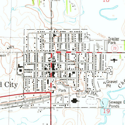 United States Geological Survey Watford City, ND (1978, 24000-Scale) digital map