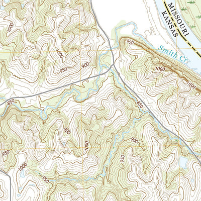 United States Geological Survey Wathena, KS (2022, 24000-Scale) digital map