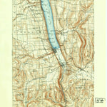 United States Geological Survey Watkins Glen, NY (1901, 62500-Scale) digital map