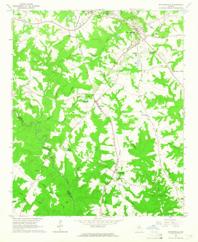 United States Geological Survey Watkinsville, GA (1964, 24000-Scale) digital map