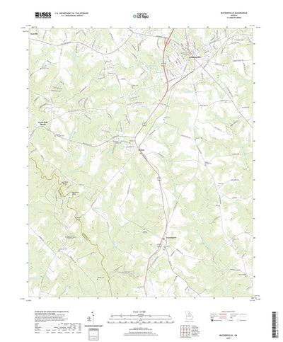 United States Geological Survey Watkinsville, GA (2020, 24000-Scale) digital map