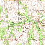 United States Geological Survey Watonga Lake, OK (1972, 24000-Scale) digital map