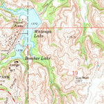 United States Geological Survey Watonga Lake, OK (1972, 24000-Scale) digital map