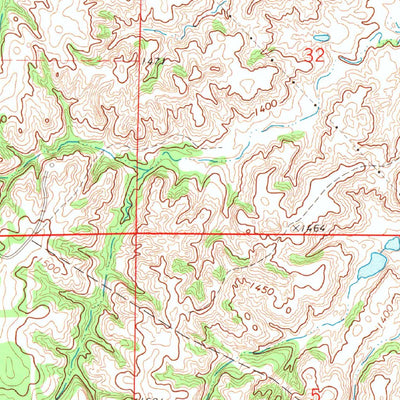 United States Geological Survey Watonga SE, OK (1972, 24000-Scale) digital map