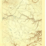 United States Geological Survey Watrous, NM (1894, 125000-Scale) digital map