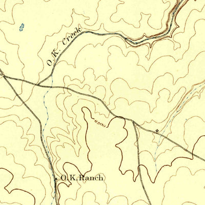 United States Geological Survey Watrous, NM (1894, 125000-Scale) digital map