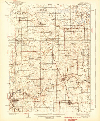 United States Geological Survey Watseka, IL-IN (1939, 62500-Scale) digital map
