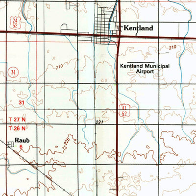 United States Geological Survey Watseka, IL-IN (1990, 100000-Scale) digital map
