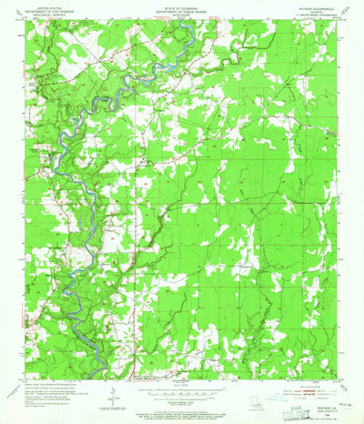 United States Geological Survey Watson, LA (1954, 24000-Scale) digital map