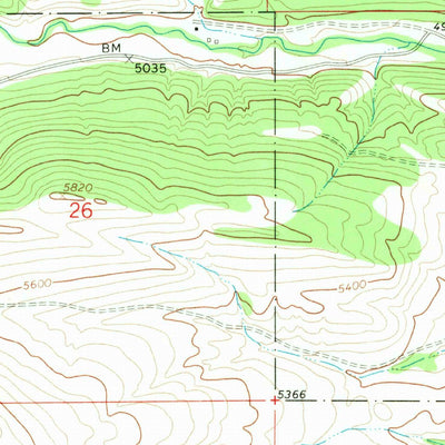 United States Geological Survey Watson, MT (1966, 24000-Scale) digital map