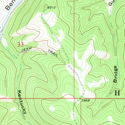 United States Geological Survey Watson, MT (1966, 24000-Scale) digital map
