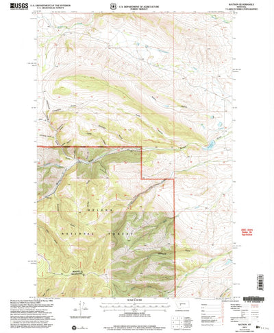 United States Geological Survey Watson, MT (2001, 24000-Scale) digital map