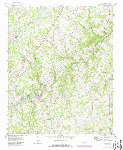 United States Geological Survey Watson, NC (1970, 24000-Scale) digital map