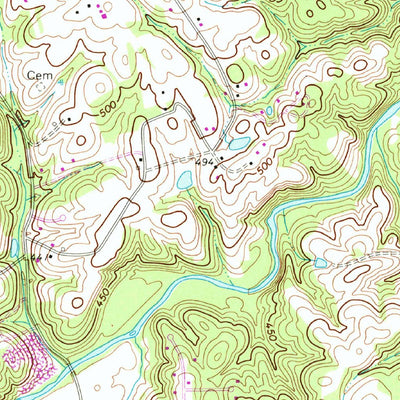 United States Geological Survey Watson, NC (1970, 24000-Scale) digital map