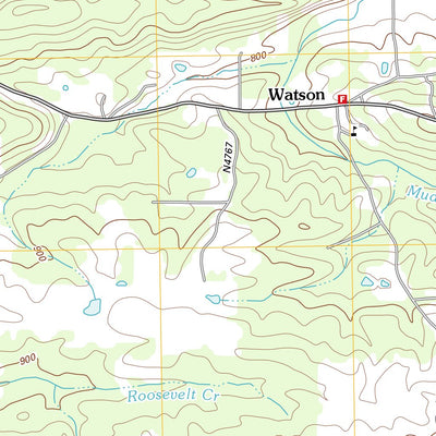 United States Geological Survey Watson, OK (2013, 24000-Scale) digital map
