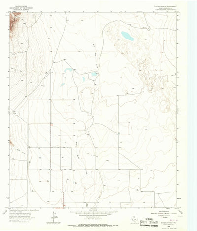 United States Geological Survey Watson Ranch, TX (1964, 24000-Scale) digital map