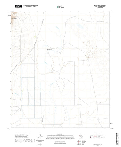United States Geological Survey Watson Ranch, TX (2022, 24000-Scale) digital map