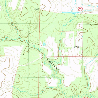 United States Geological Survey Wattensaw, AR (1982, 24000-Scale) digital map