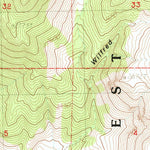 United States Geological Survey Watterson Canyon, CA (1984, 24000-Scale) digital map