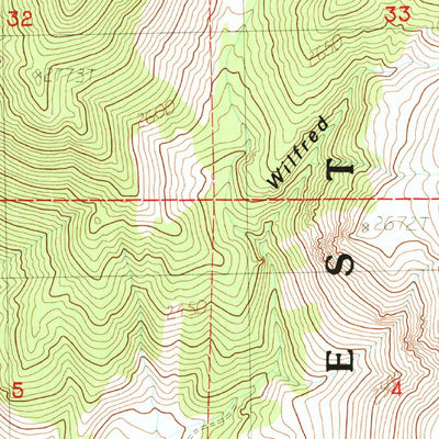 United States Geological Survey Watterson Canyon, CA (1984, 24000-Scale) digital map