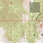 United States Geological Survey Watterson Canyon, CA (1994, 24000-Scale) digital map