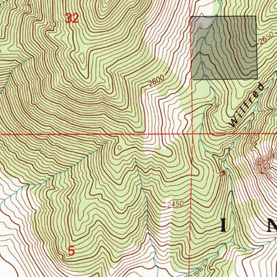 United States Geological Survey Watterson Canyon, CA (1994, 24000-Scale) digital map