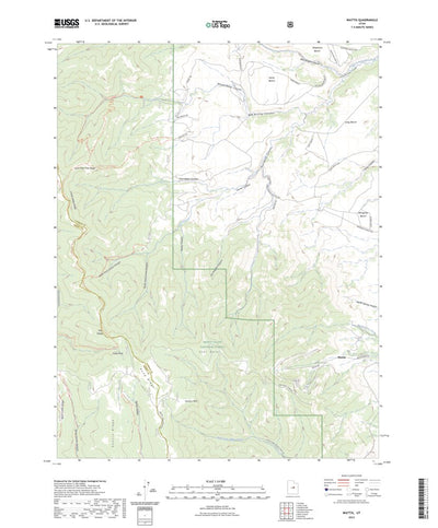 United States Geological Survey Wattis, UT (2023, 24000-Scale) digital map