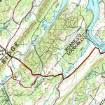 United States Geological Survey Watts Bar Lake, TN (1981, 100000-Scale) digital map