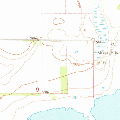 United States Geological Survey Waubay, SD (1970, 24000-Scale) digital map