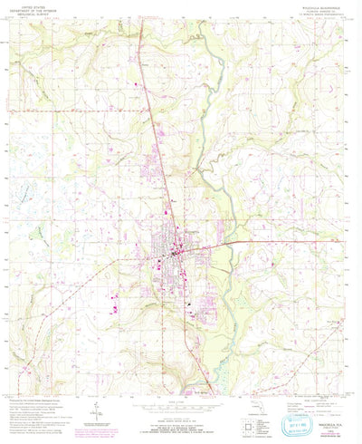 United States Geological Survey Wauchula, FL (1955, 24000-Scale) digital map