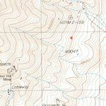 United States Geological Survey Waucoba Canyon, CA (1987, 24000-Scale) digital map