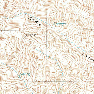 United States Geological Survey Waucoba Canyon, CA (1987, 24000-Scale) digital map
