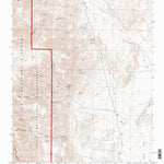 United States Geological Survey Waucoba Canyon, CA (1994, 24000-Scale) digital map