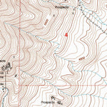 United States Geological Survey Waucoba Canyon, CA (1994, 24000-Scale) digital map