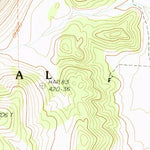 United States Geological Survey Waucoba Mountain, CA (1990, 24000-Scale) digital map