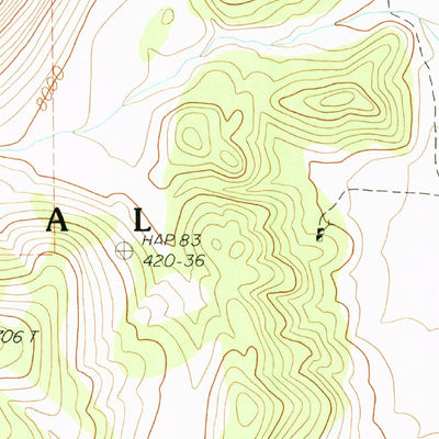 United States Geological Survey Waucoba Mountain, CA (1990, 24000-Scale) digital map