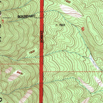 United States Geological Survey Waucoba Spring, CA (1994, 24000-Scale) digital map