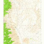 United States Geological Survey Waucoba Wash, CA (1951, 62500-Scale) digital map