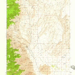 United States Geological Survey Waucoba Wash, CA (1957, 62500-Scale) digital map