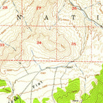 United States Geological Survey Waucobo Mountain, CA (1951, 62500-Scale) digital map