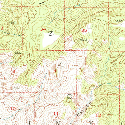 United States Geological Survey Waucobo Mountain, CA (1958, 62500-Scale) digital map