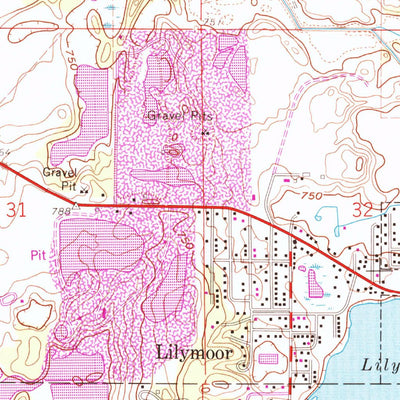 United States Geological Survey Wauconda, IL (1960, 24000-Scale) digital map
