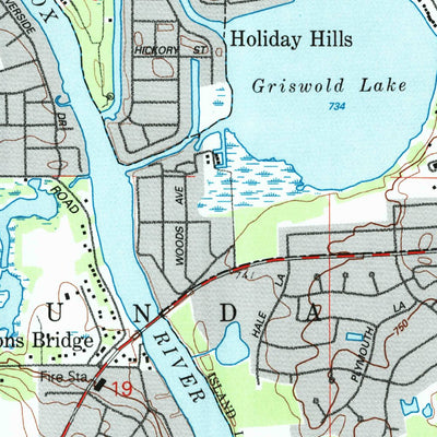 United States Geological Survey Wauconda, IL (1993, 24000-Scale) digital map