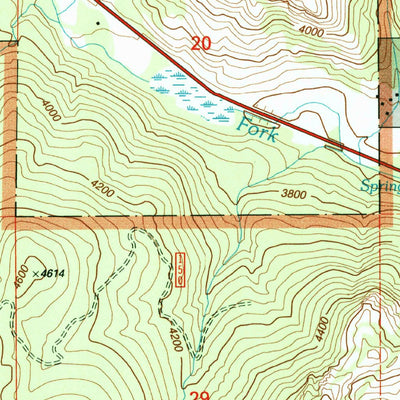 United States Geological Survey Wauconda Summit, WA (2001, 24000-Scale) digital map